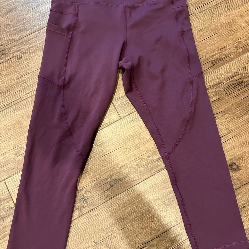 Purple High-Waisted Performance Leggings